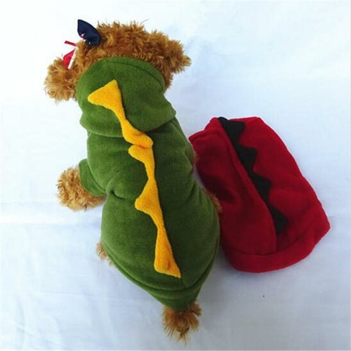 CW017 Pet supplies Dogs clothing Puppy Cat Cute Dinosaur Pretty pet